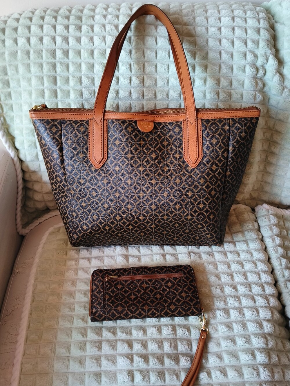 Fossil Tote & Wristlet